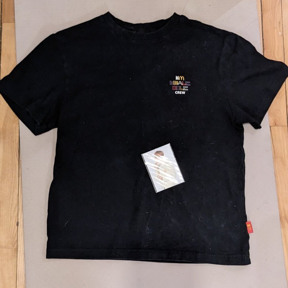 BTS McDonald's T-Shirt and photocard
